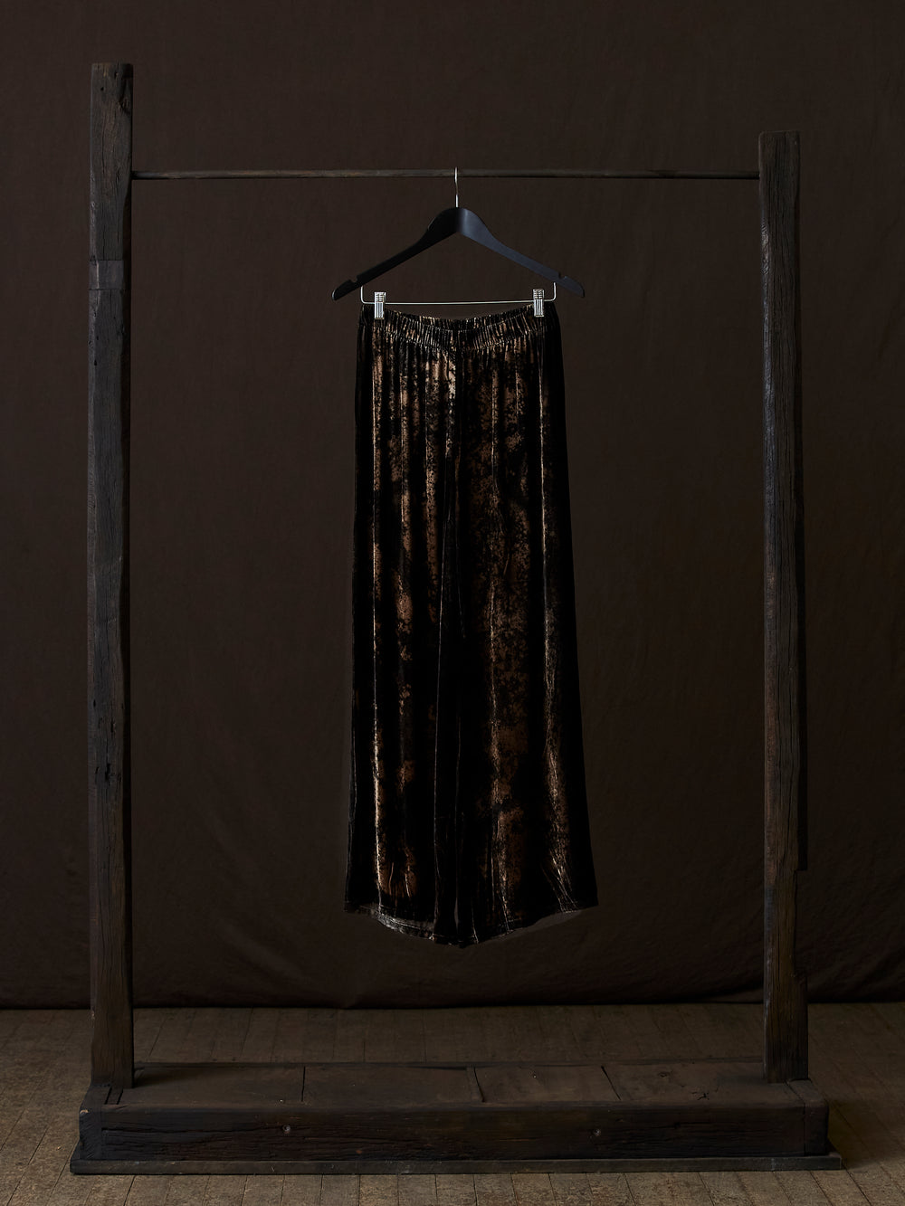 Salt Effect Velvet Palazzo Pants Yak