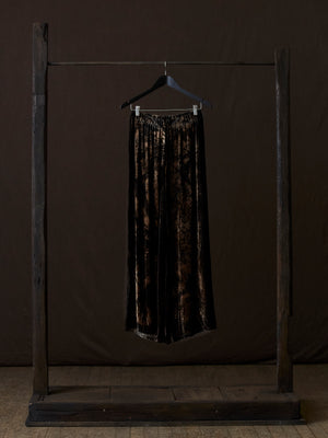 Salt Effect Velvet Palazzo Pants Yak