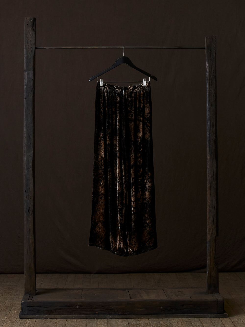 Salt Effect Velvet Palazzo Pants Yak