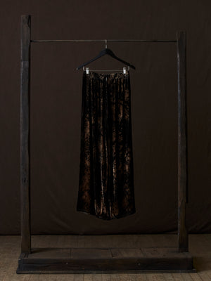 Salt Effect Velvet Palazzo Pants Yak