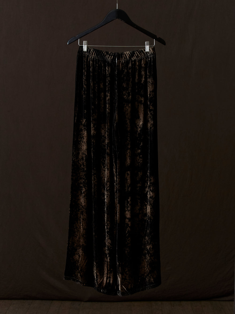Salt Effect Velvet Palazzo Pants Yak