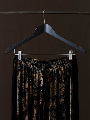 Salt Effect Velvet Palazzo Pants Yak
