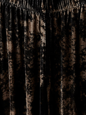 Salt Effect Velvet Palazzo Pants Yak