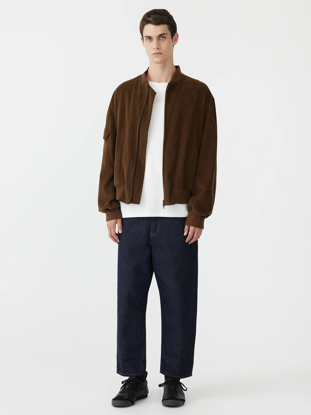 Cord Bomber Jacket Carob