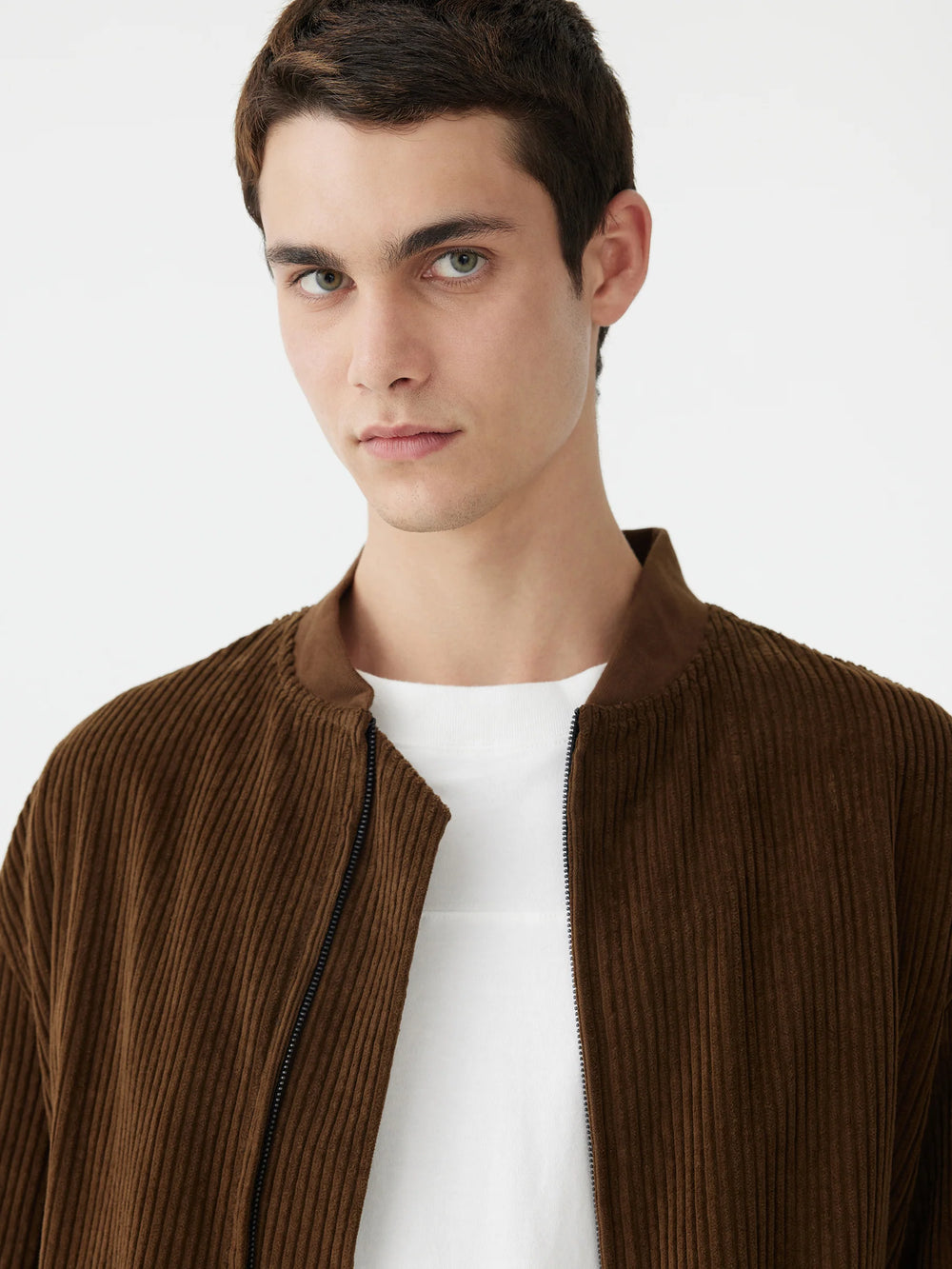 Cord Bomber Jacket Carob