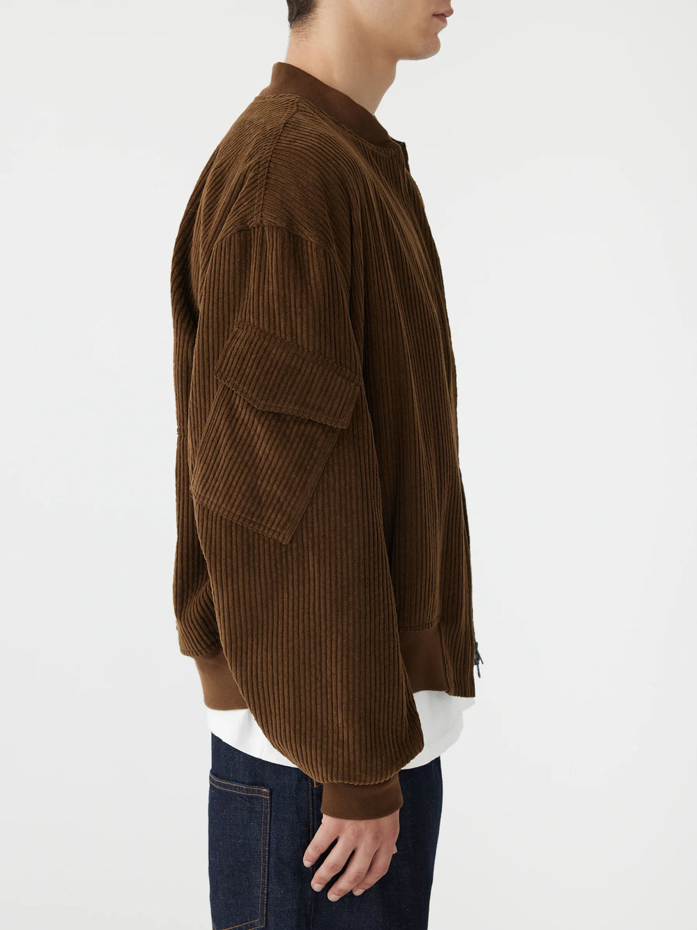 Cord Bomber Jacket Carob