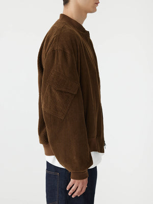 Cord Bomber Jacket Carob