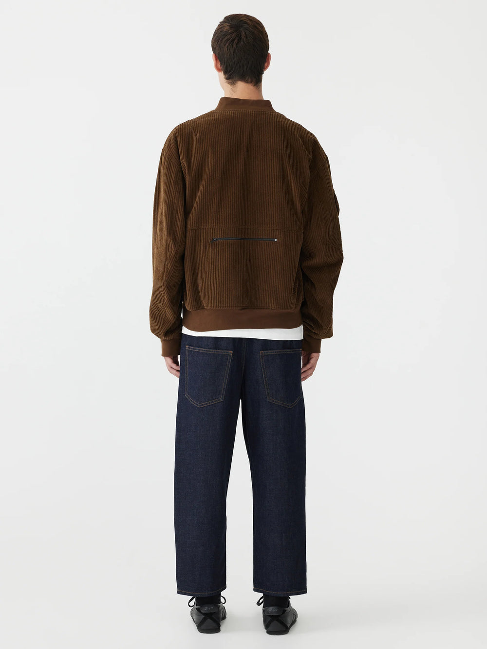 Cord Bomber Jacket Carob