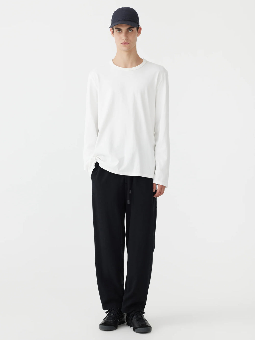 DBL JSY Gusset Track Pant Black