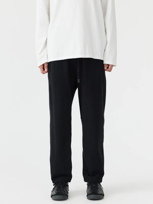 DBL JSY Gusset Track Pant Black