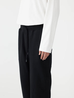 DBL JSY Gusset Track Pant Black