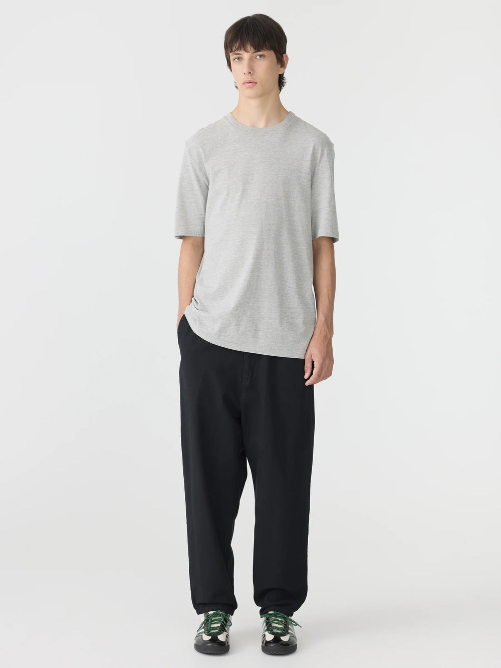 Canvas Lo Rise Pull On Pant Black