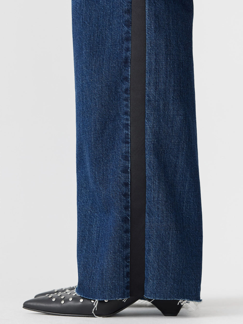 Slouch Tuxedo Jean Worn Indigo