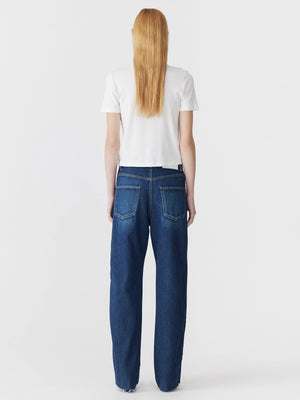 Slouch Tuxedo Jean Worn Indigo