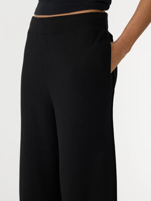 Wide Leg Athletic Cotton Pant
