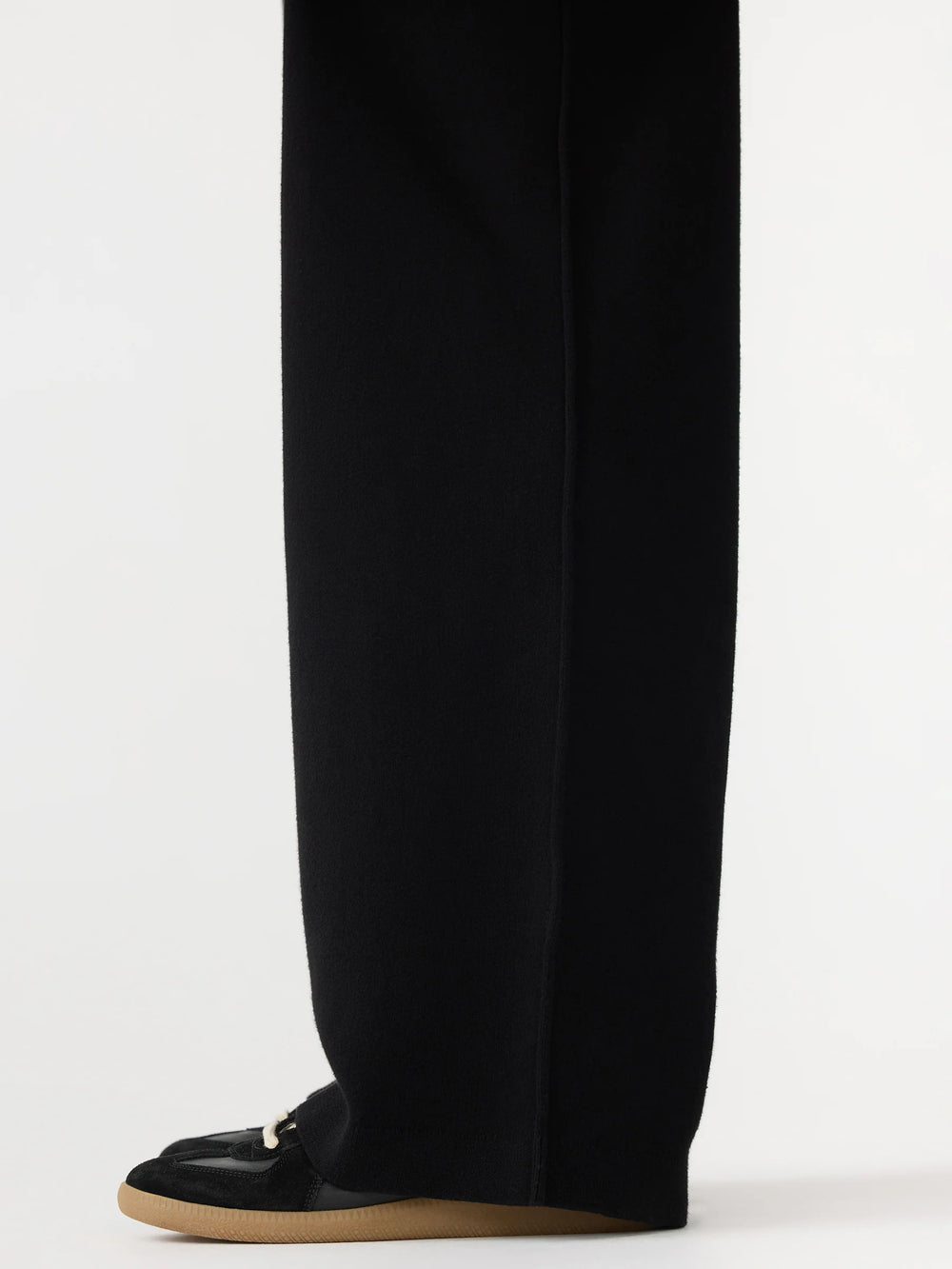 Wide Leg Athletic Cotton Pant
