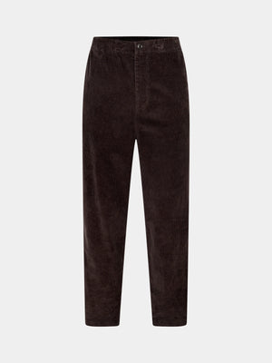 Straight Leg Cord Pant Dark Brown