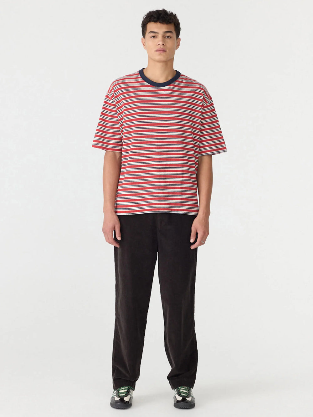 Straight Leg Cord Pant Dark Brown