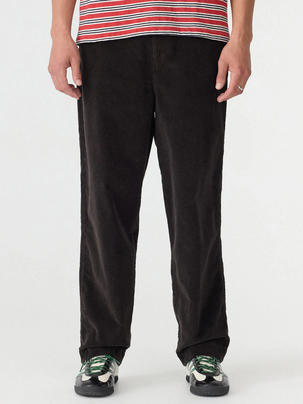 Straight Leg Cord Pant Dark Brown