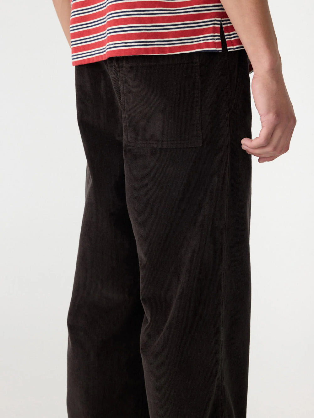 Straight Leg Cord Pant Dark Brown