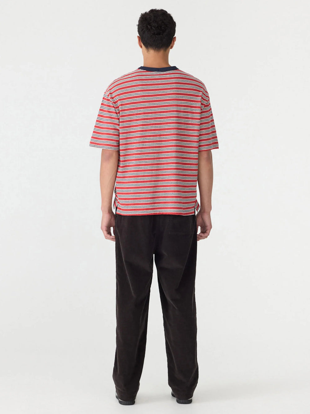 Straight Leg Cord Pant Dark Brown