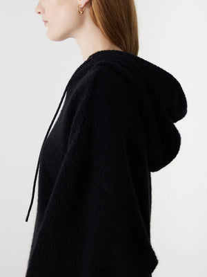 Universal Boiled Wool Hoodie Black