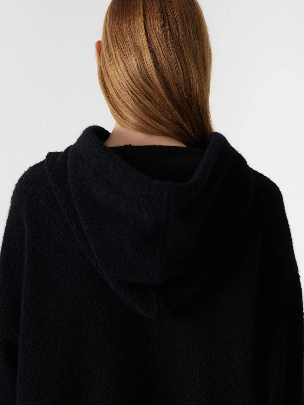 Universal Boiled Wool Hoodie Black