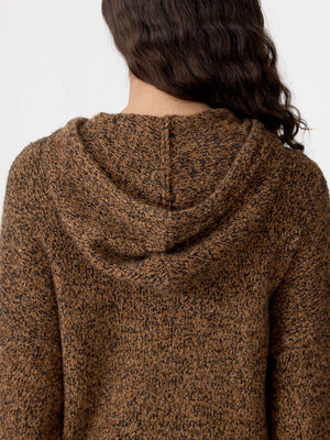 Melange Hooded Knit
