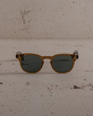 Ace Sun Caramel / Semi Flat Pure Blue Smoke Lens