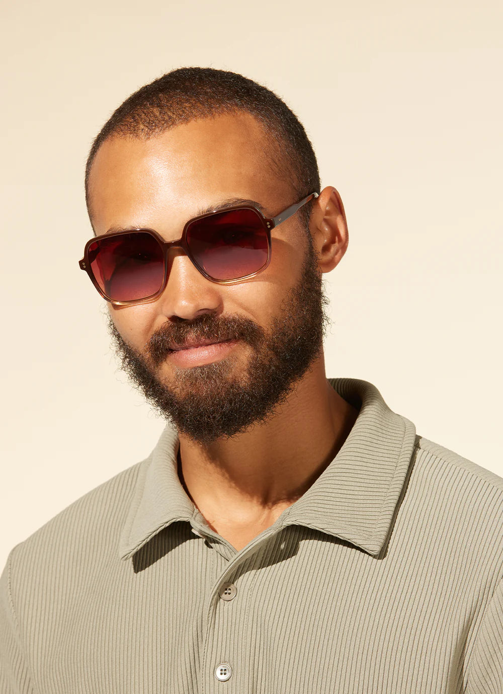 Agnes Sun Crimson Fade / Amaretto Gradient