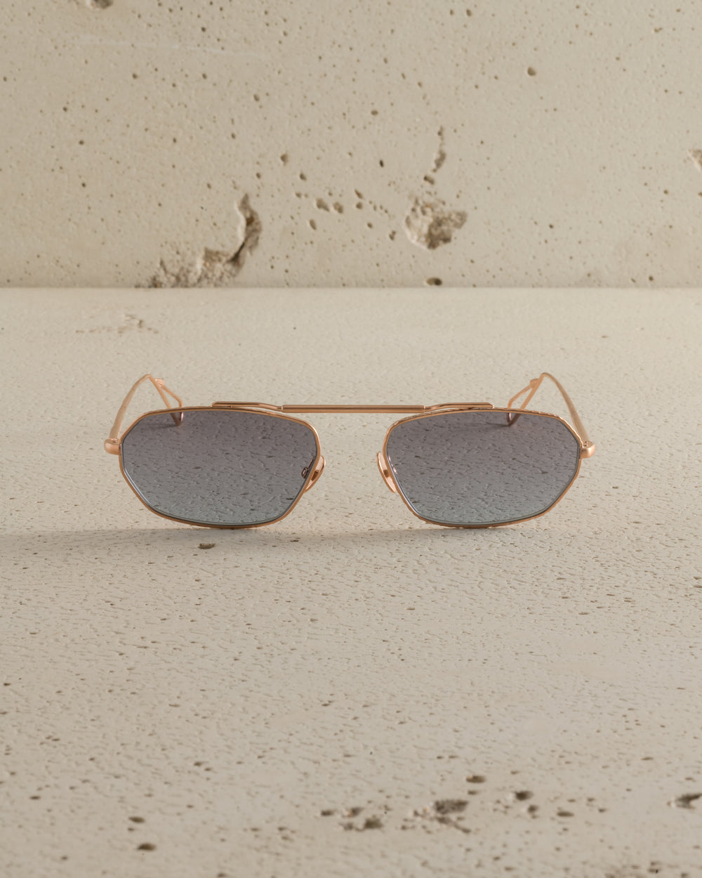 Anjou Sun - Rose Gold Brushed / Blue Gradient