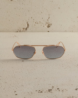 Anjou Sun - Rose Gold Brushed / Blue Gradient