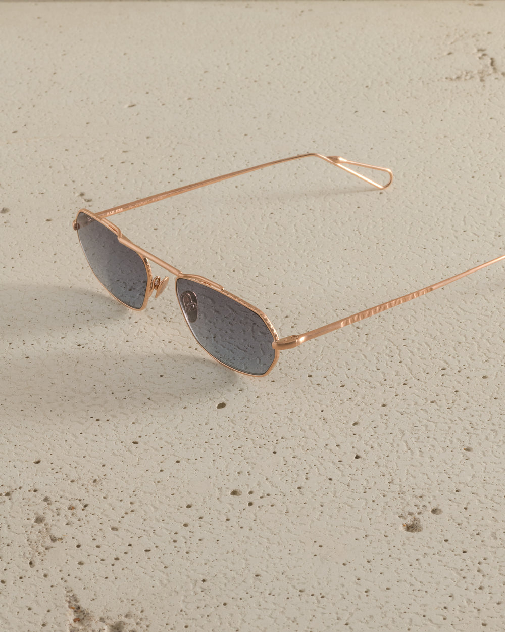 Anjou Sun - Rose Gold Brushed / Blue Gradient