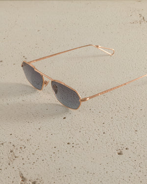 Anjou Sun - Rose Gold Brushed / Blue Gradient