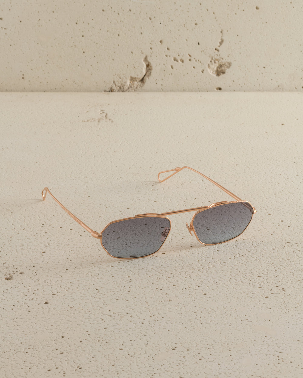 Anjou Sun - Rose Gold Brushed / Blue Gradient