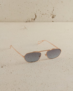 Anjou Sun - Rose Gold Brushed / Blue Gradient