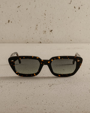 Jeanne Sun - Yellow Turtle / Green Gradient