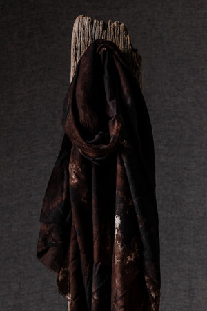 Unisex Camouflage Scarf Light Wool Brownie