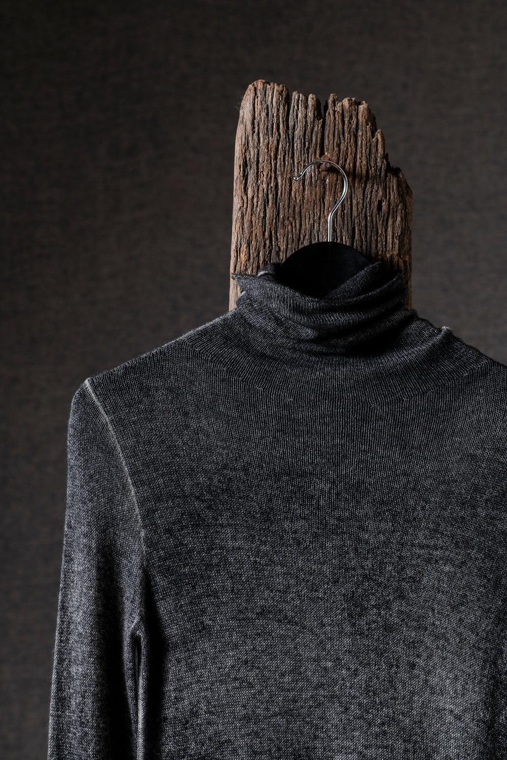 Woman Light Cashmere High Neck Pullover N/Nero