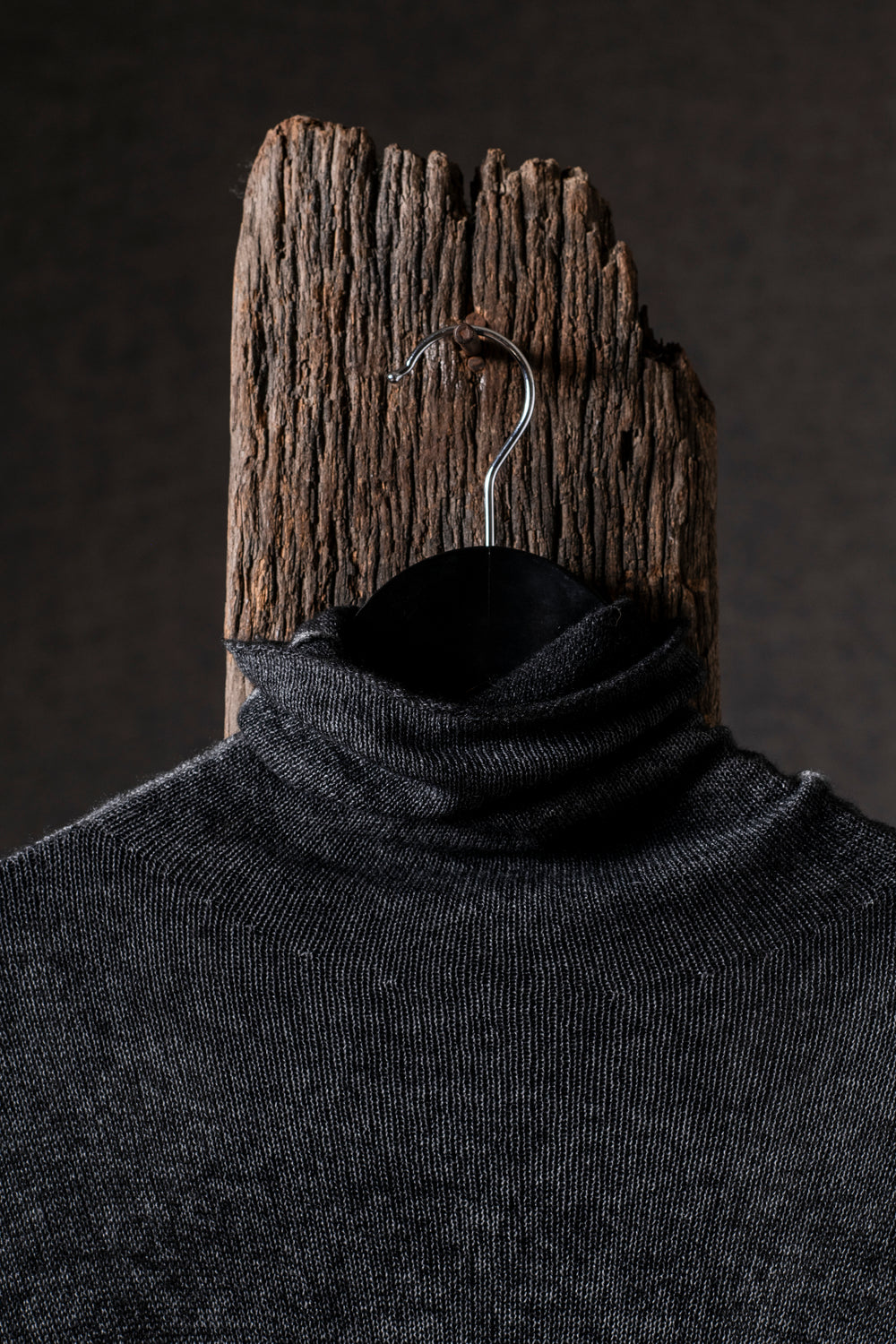 Woman Light Cashmere High Neck Pullover N/Nero