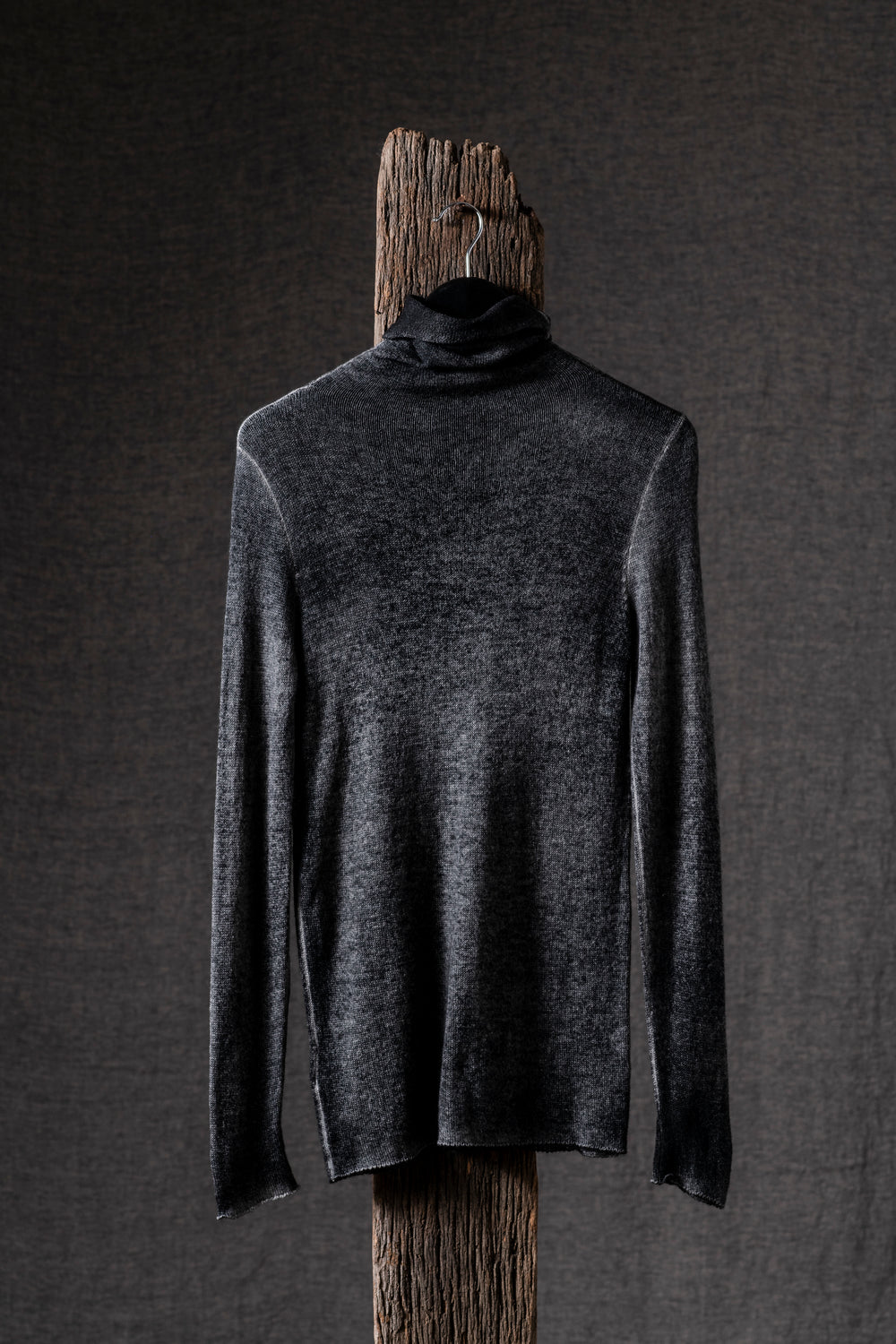 Woman Light Cashmere High Neck Pullover N/Nero