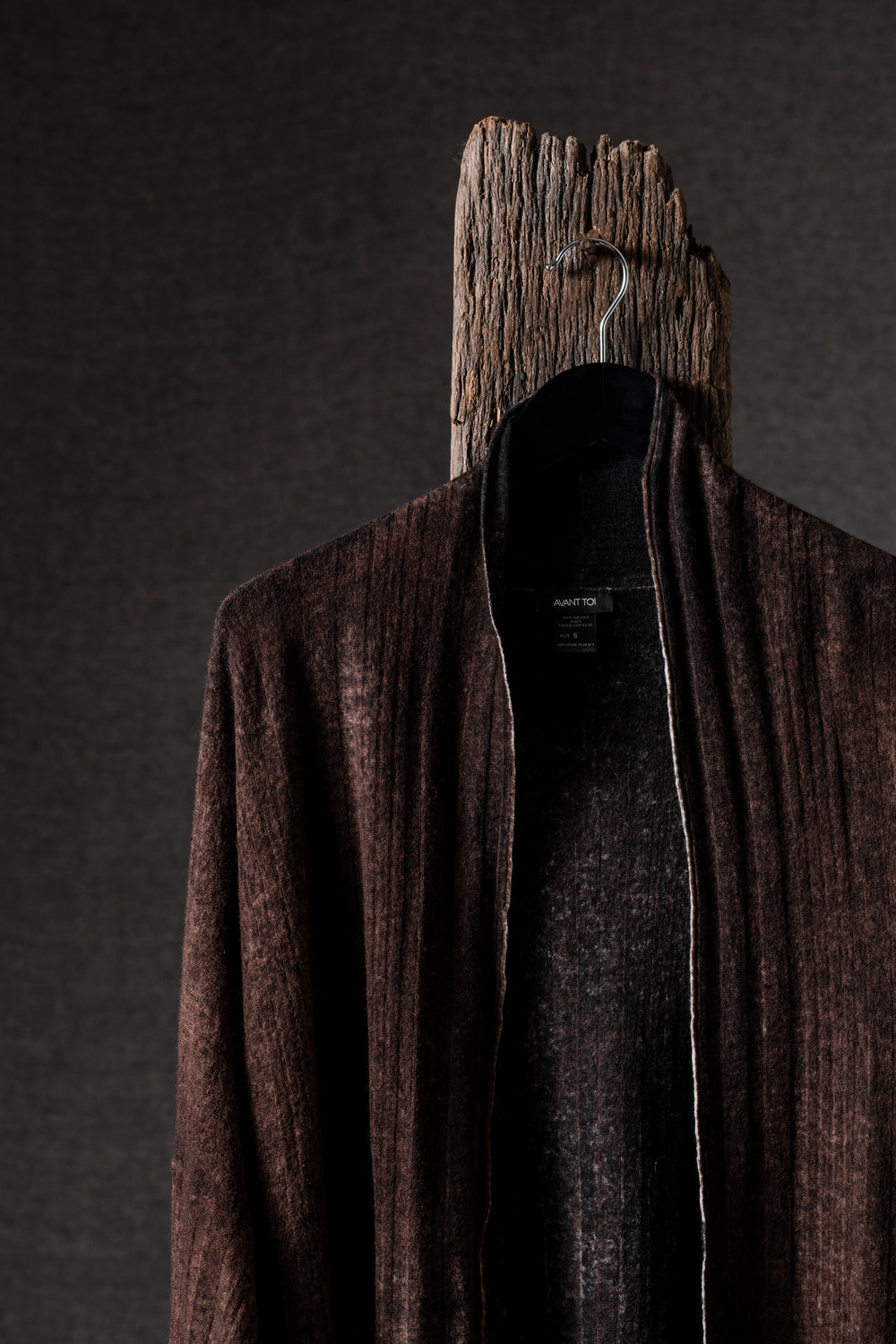 Woman Long Cardigan Light Cashmere N/Brownie
