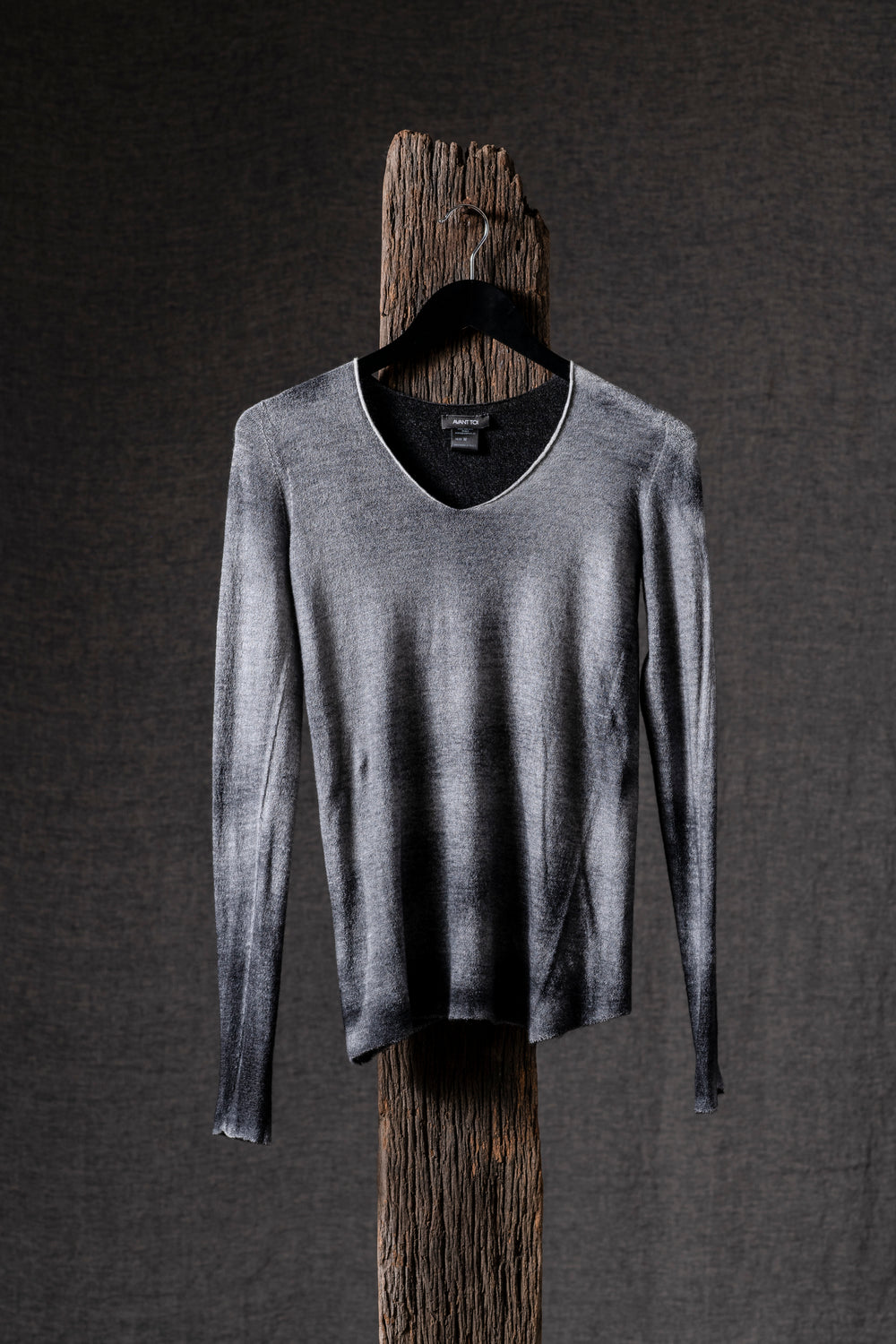 Woman V Neck Reversible Stretch Pullover Husky