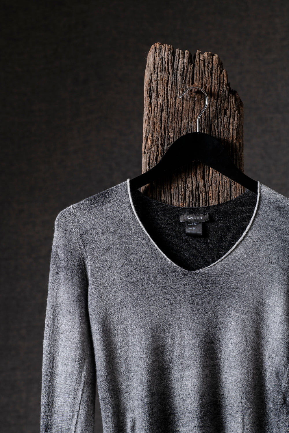 Woman V Neck Reversible Stretch Pullover Husky