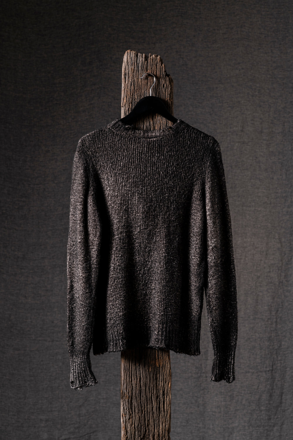 Man Hand Painted Brushed Cotton Pulllover Carruba