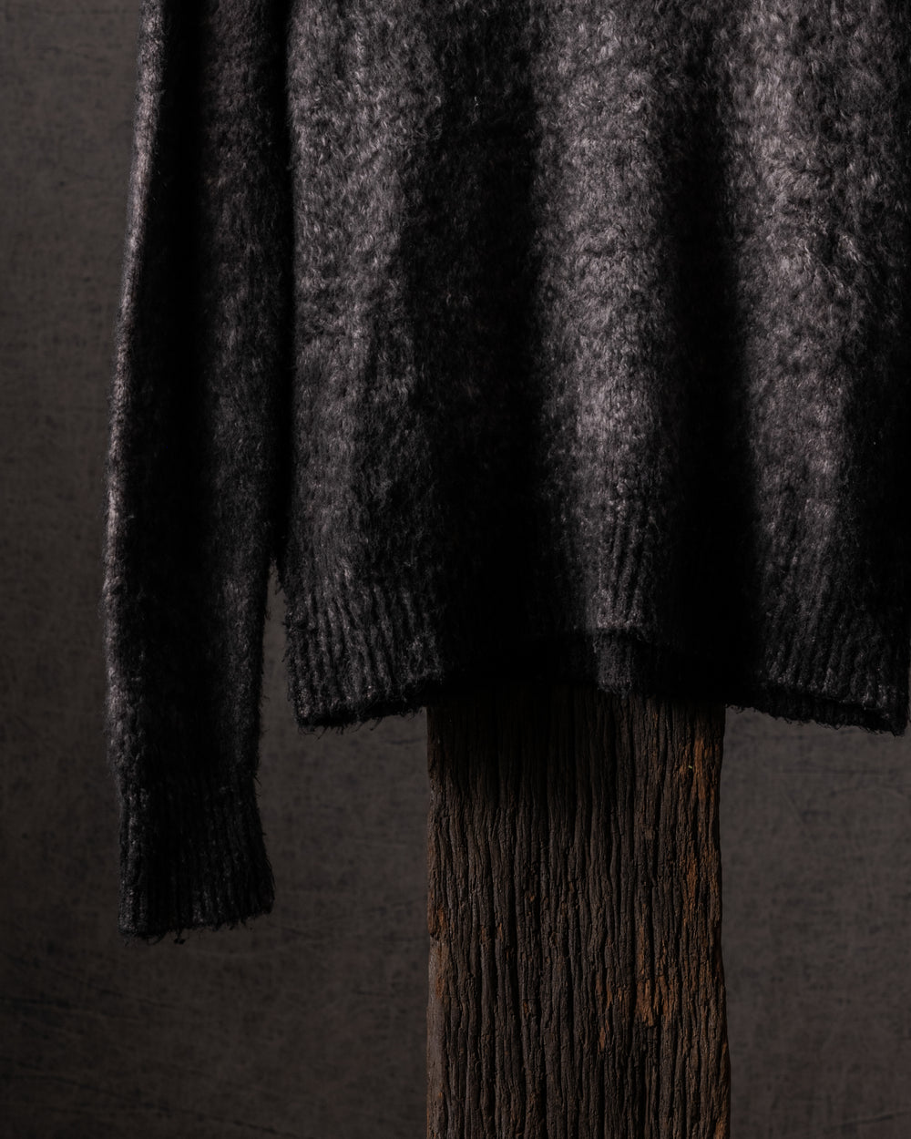 Woman Hand-Painted Brushed Cotton Pullover Carruba