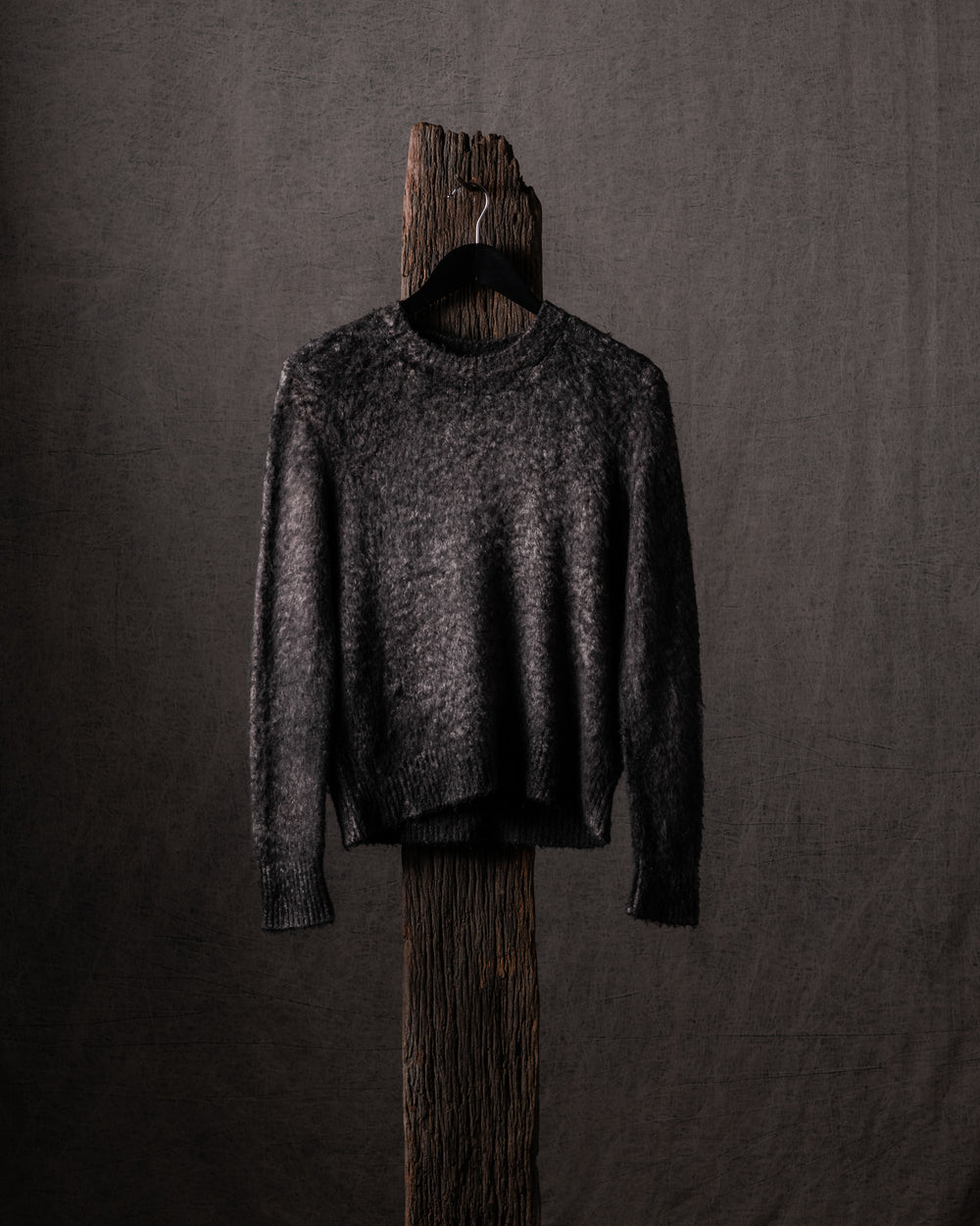 Woman Hand-Painted Brushed Cotton Pullover Carruba