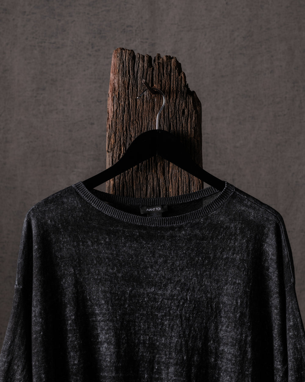 Woman Hand-Painted Linen Cotton Boat Neck Pullover Carruba