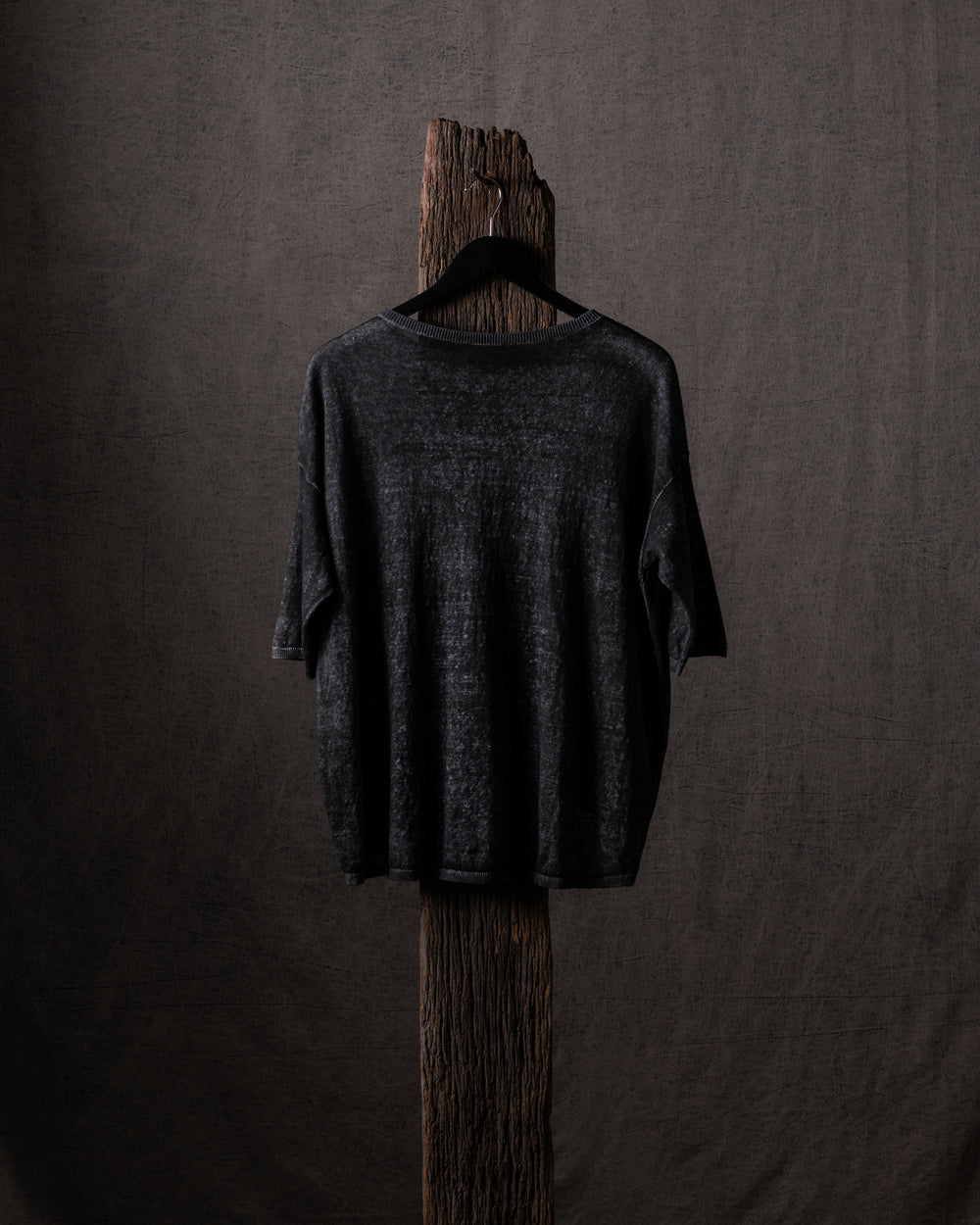 Woman Hand-Painted Linen Cotton Boat Neck Pullover Carruba