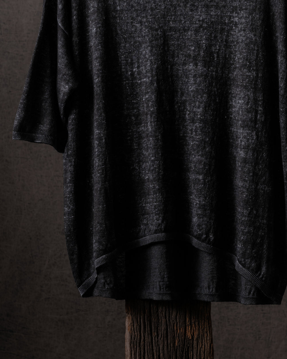 Woman Hand-Painted Linen Cotton Boat Neck Pullover Carruba